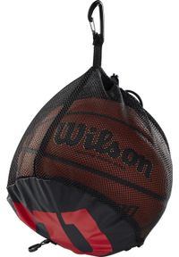 Wilson Wilson Single Basketball Bag WTB201910 Czarne One size. Kolor: czarny. Sport: koszykówka #1