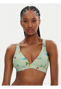 Seafolly Góra od bikini Isla Palm 31514MF216 Zielony. Kolor: zielony. Materiał: syntetyk #1