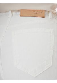 ViCOLO Jeansy DD5144 Biały Wide Leg. Kolor: biały #4