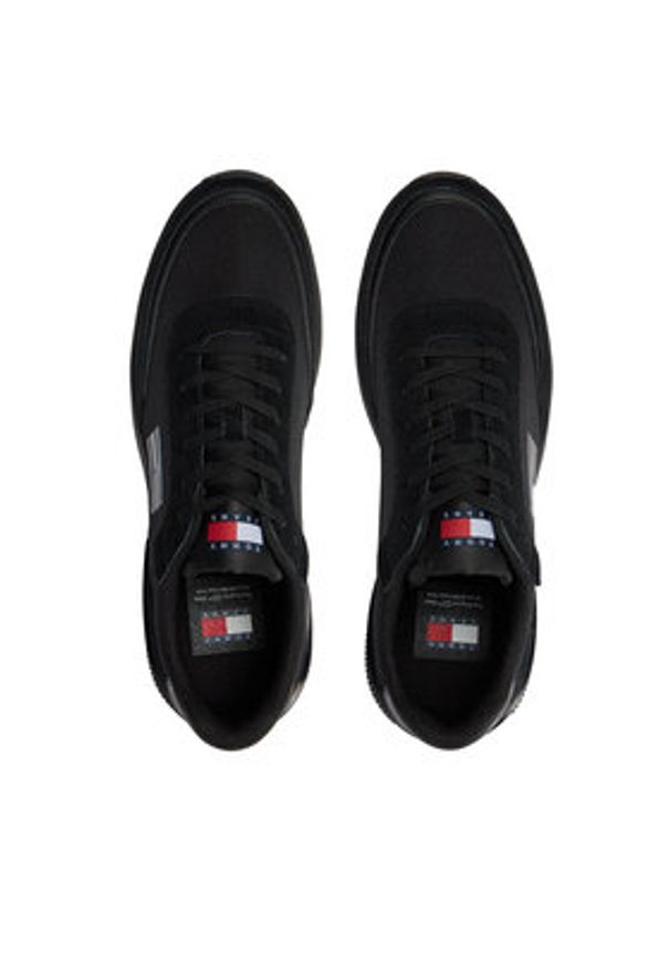 Tommy Jeans Sneakersy Tjm Technical Runner EM0EM01265 Czarny. Kolor: czarny. Materiał: materiał