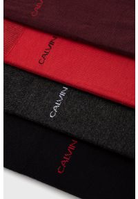 Calvin Klein Skarpetki (4-pack) męskie kolor czerwony. Kolor: czerwony #2
