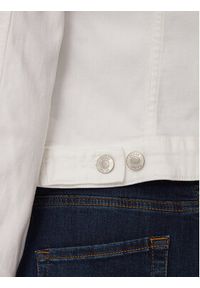 Guess Kurtka jeansowa W2GN0E D3AF5 Biały Slim Fit. Kolor: biały. Materiał: bawełna, lyocell
