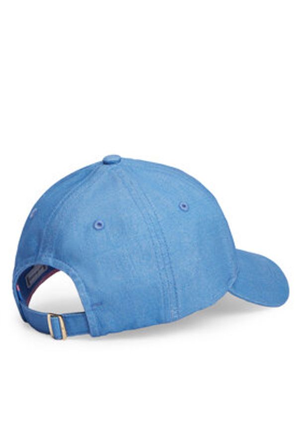 TOMMY HILFIGER - Tommy Hilfiger Czapka z daszkiem Logo Embroidery Baseball Cap AW0AW18338 Niebieski. Kolor: niebieski. Materiał: bawełna
