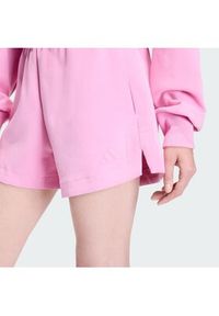 Adidas - adidas Szorty sportowe Soft Lux KA6997 Różowy Loose Fit. Kolor: różowy. Materiał: syntetyk #3