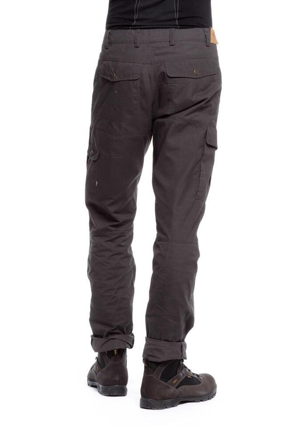 Fjällräven - Spodnie trekkingowe męskie Fjallraven Karl Pro Long. Kolor: wielokolorowy, czarny, szary