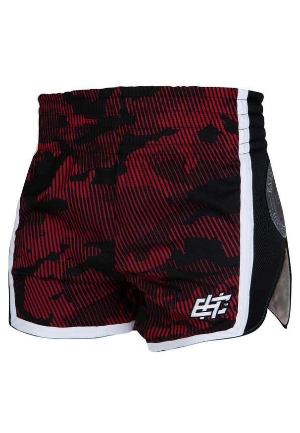 Spodenki Muay Thai męskie EXTREME HOBBY HAVOC. Kolor: czerwony. Materiał: elastan, poliester