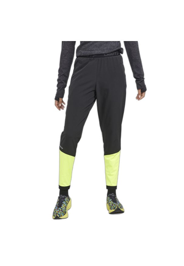 Damskie spodnie dresowe Craft Adv Essence. Kolor: czarny. Materiał: dresówka. Sport: bieganie, fitness