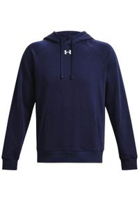 Bluza sportowa męska Under Armour Rival Fleece. Typ kołnierza: kaptur. Kolor: wielokolorowy, niebieski, biały. Styl: sportowy #1