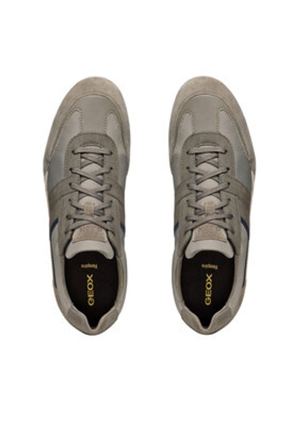 Geox Sneakersy U Wells U45T5A 02211 C6029 Brązowy. Kolor: brązowy. Materiał: materiał