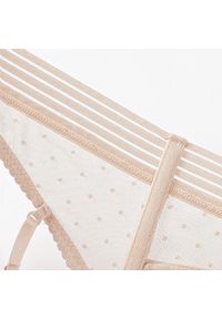 Intica - Braletka bez fiszbin na co dzień Kally. Kolor: beżowy. Materiał: materiał #10