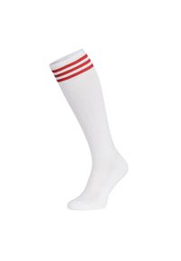 NESSI SPORTSWEAR - Podkolanówki Bawełniane Sportowe Damskie Nessi Sportswear Indoor H Cotton. Kolor: biały, wielokolorowy, czerwony. Materiał: bawełna #1