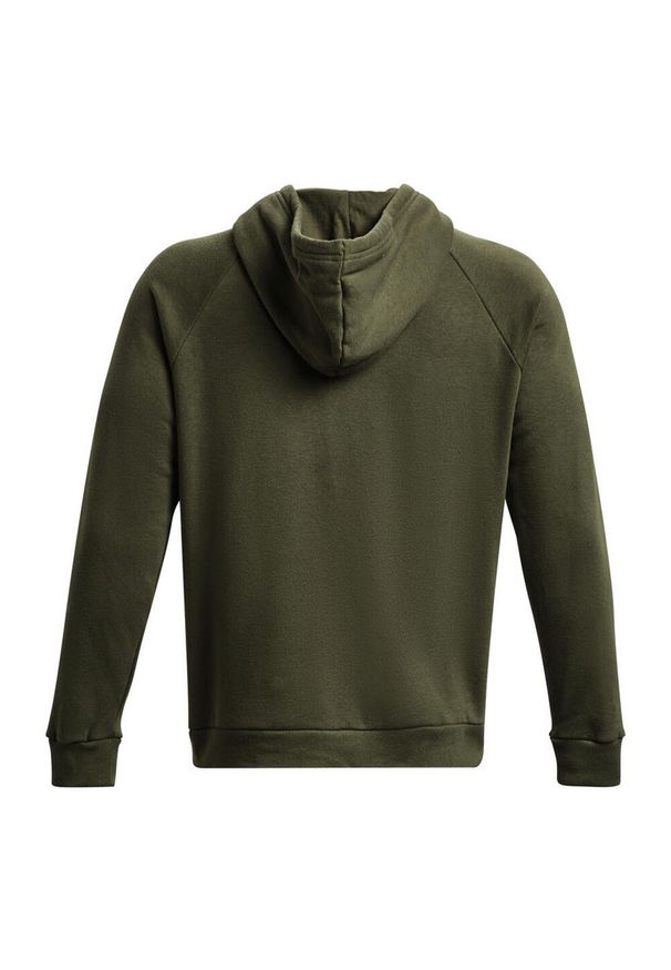 Under Armour - Męska Bluza Polarowa Z Logo. Kolor: zielony. Materiał: polar