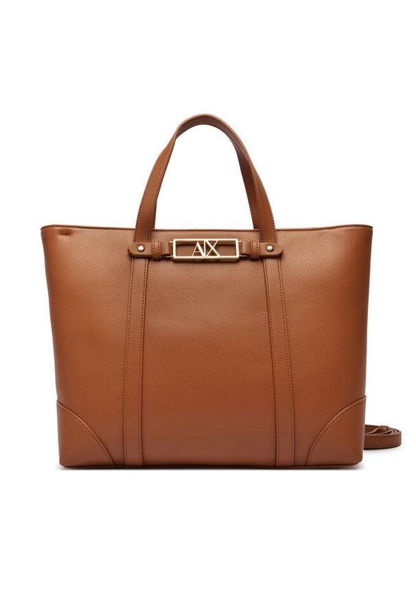 Torebka Armani Exchange. Kolor: brązowy