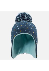 WEDZE - Czapka narciarska / na sanki dla dzieci Lugik Warm. Kolor: niebieski. Materiał: poliester, akryl, materiał. Sezon: zima. Styl: sportowy #2