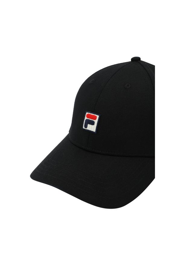 Czapka baseballowa 6-panelowa Fila Biella Logo. Kolor: czarny. Styl: sportowy