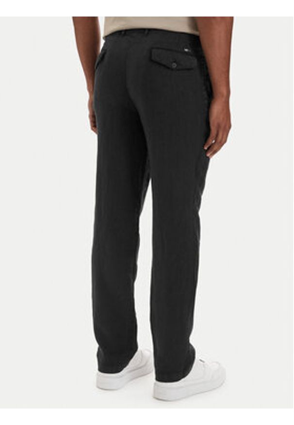 Karl Lagerfeld - KARL LAGERFELD Chinosy 265358 562818 Czarny Regular Fit. Kolor: czarny. Materiał: syntetyk