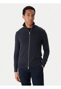 Marc O'Polo Kardigan 529 5144 61196 Granatowy Regular Fit. Typ kołnierza: polo. Kolor: niebieski. Materiał: bawełna #1