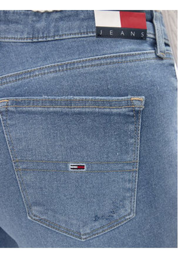 Tommy Jeans Jeansy Nora DW0DW17168 Niebieski Skinny Fit. Kolor: niebieski