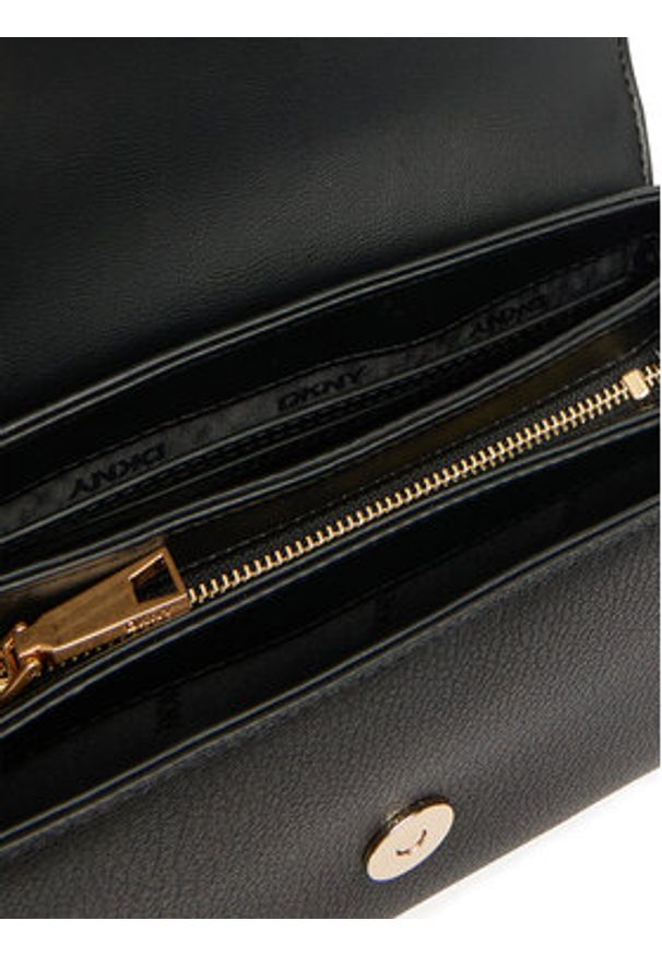 DKNY Torebka R533CM01 Czarny. Kolor: czarny. Materiał: skórzane
