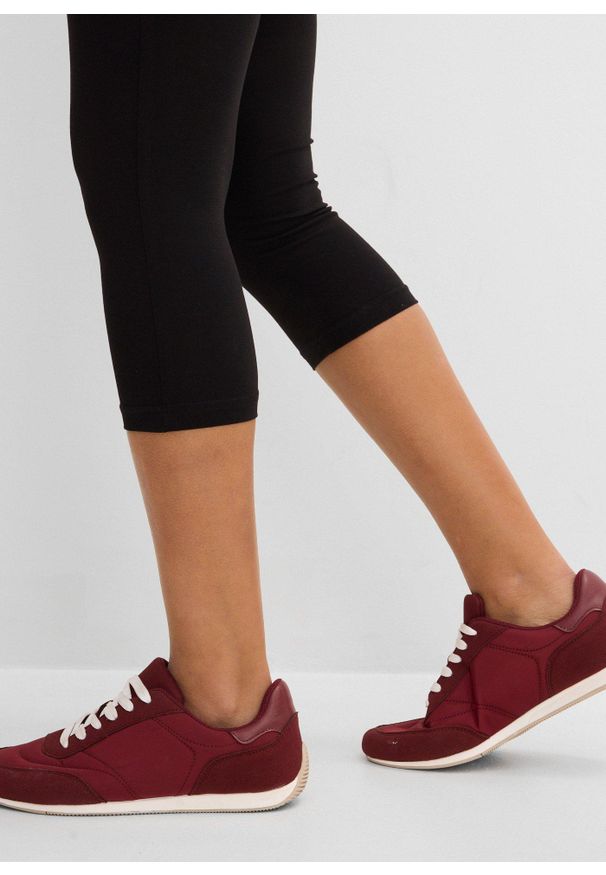 bonprix - Legginsy rybaczki (2 pary w opak.). Okazja: na co dzień. Kolor: czarny. Styl: casual