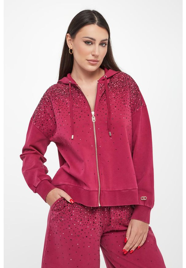 Liu Jo - Bluza damska z kapturem LIU JO. Typ kołnierza: kaptur