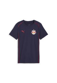 Puma - Koszulka młodzieżowa Casuals FC Red Bull Salzburg PUMA Navy Red Blue. Kolor: czerwony, wielokolorowy, niebieski
