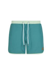 Urban Classics - Męskie Spodenki Kąpielowe W Stylu Retro. Kolor: zielony, niebieski, wielokolorowy. Styl: retro #1