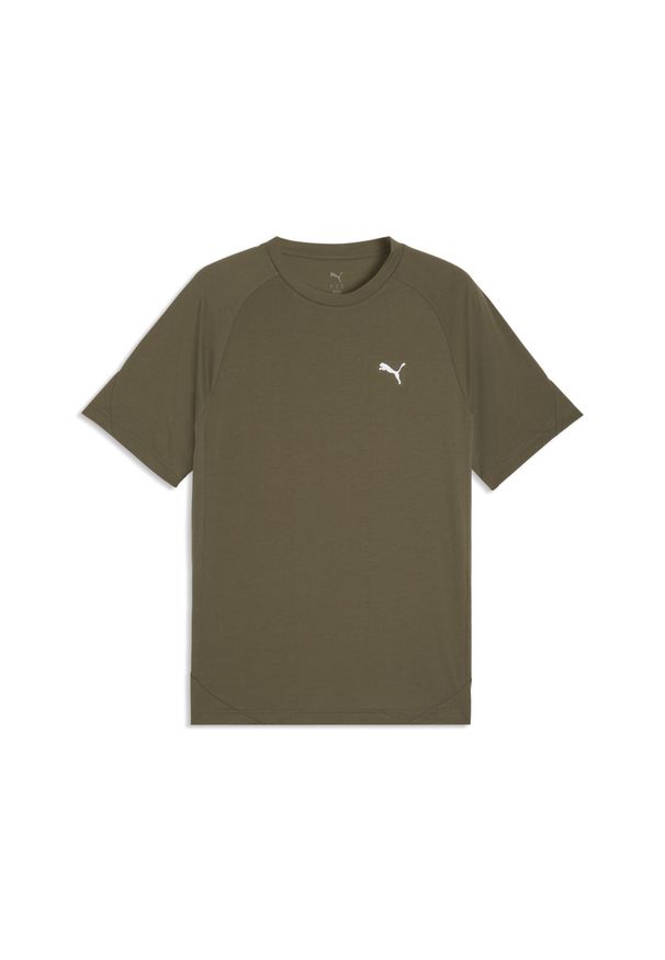 Puma - Męska koszulka Evostripe PUMA. Kolor: zielony