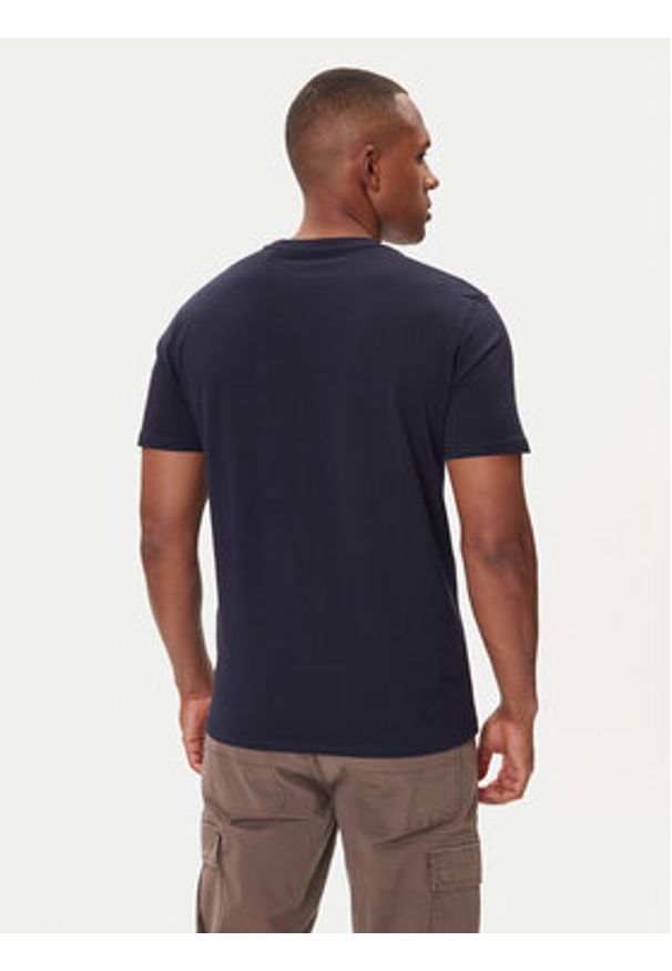 Guess T-Shirt M5BI72 I3Z14 Niebieski Slim Fit. Kolor: niebieski. Materiał: bawełna