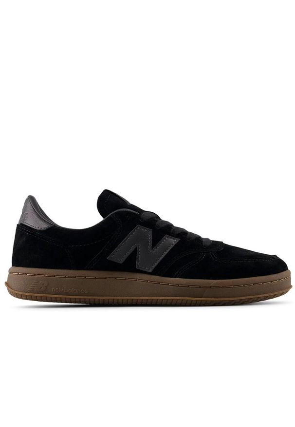 Buty unisex New Balance CT500TRC - czarne. Okazja: na co dzień. Kolor: czarny. Materiał: nubuk, syntetyk, materiał, guma. Szerokość cholewki: normalna. Sport: tenis