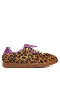 Steve Madden Sneakersy Ethora-L SM11003527 Brązowy. Kolor: brązowy. Materiał: skóra, zamsz