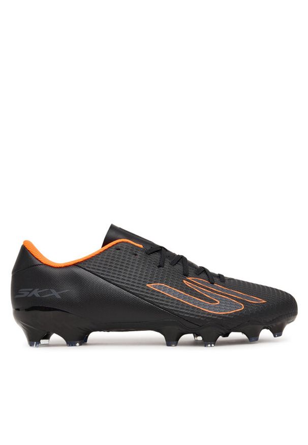 skechers - Skechers Buty do piłki nożnej Gold Fg 252116 BKOR Czarny. Kolor: czarny. Materiał: skóra
