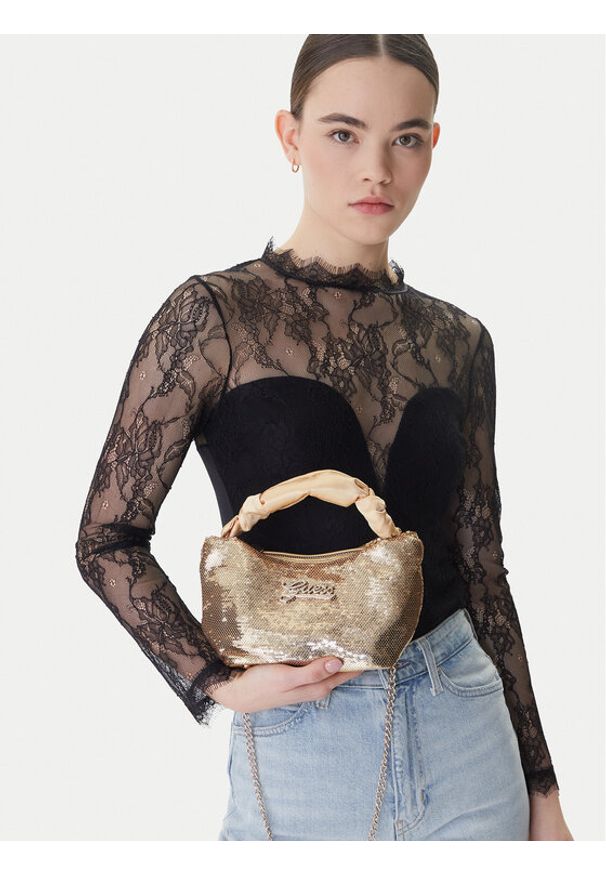 Guess Torebka J5BZ01 W3820 Złoty. Kolor: złoty