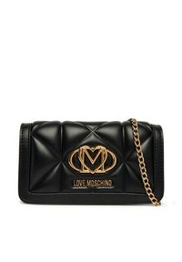 Love Moschino - LOVE MOSCHINO Torebka JC5640PP0OLC0000 Czarny. Kolor: czarny. Materiał: skórzane #3