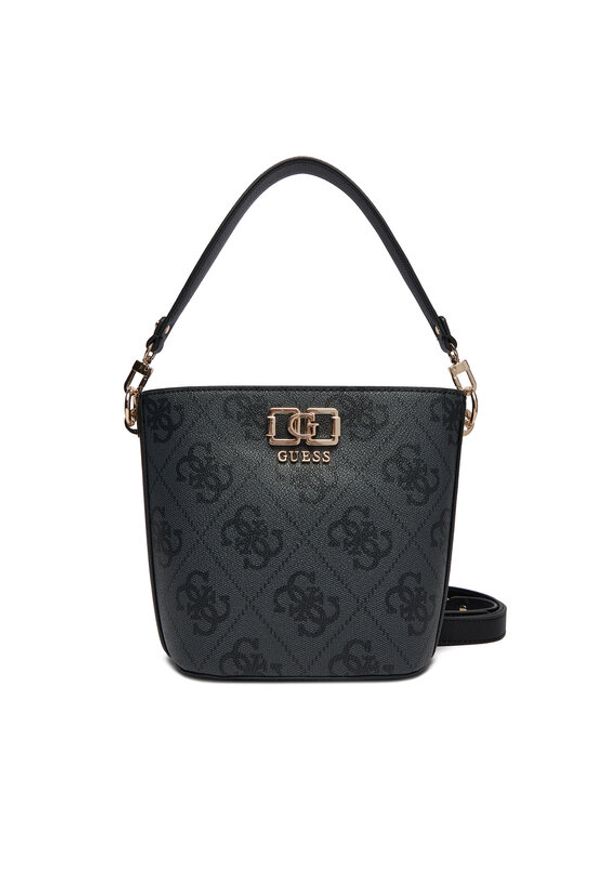 Guess Torebka Karnilla HWOS99 01010 Szary. Kolor: szary. Materiał: skórzane