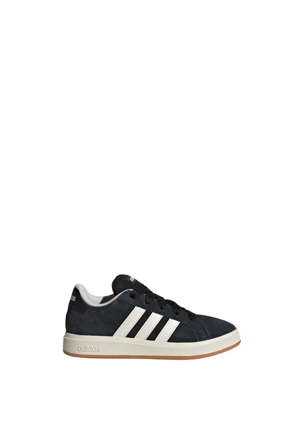 Adidas - Buty Grand Court 00s Kids. Kolor: biały, wielokolorowy, czarny, brązowy. Materiał: tworzywo sztuczne, materiał