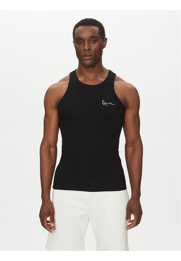 Karl Kani Tank top Essential 60310019 Czarny Slim Fit. Kolor: czarny. Materiał: bawełna