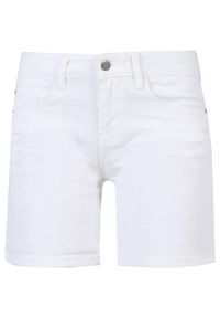 WE THE PEOPLE - Damskie szorty Tammy White 42 - Wygodne i stylowe na lato. Kolor: biały. Materiał: bawełna, elastan. Długość: krótkie. Sezon: lato #1