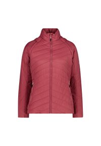 Kurtka puchowa damska z odpinanymi rękawami CMP. Kolor: różowy. Materiał: puch. Sezon: zima. Sport: narciarstwo #1