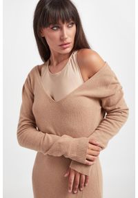 Twinset Milano - Sukienka z wełną TWINSET. Materiał: wełna #4