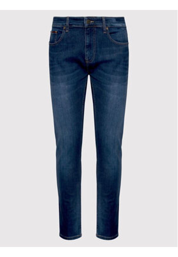 Tommy Jeans Jeansy Austin DM0DM09552 Niebieski Slim Tapered Fit. Kolor: niebieski