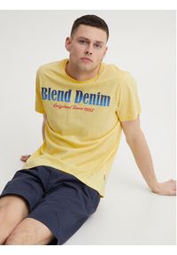Blend T-Shirt 20715332 Żółty Regular Fit. Kolor: żółty. Materiał: bawełna #8