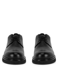 Badura Półbuty CALEB-01 MI08 Czarny. Kolor: czarny. Materiał: skóra #7