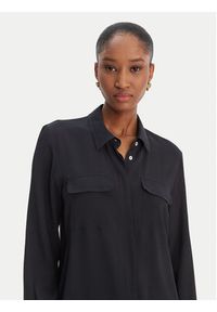 Marella Koszula Febe 2613111051 Granatowy Regular Fit. Kolor: niebieski. Materiał: acetat #5