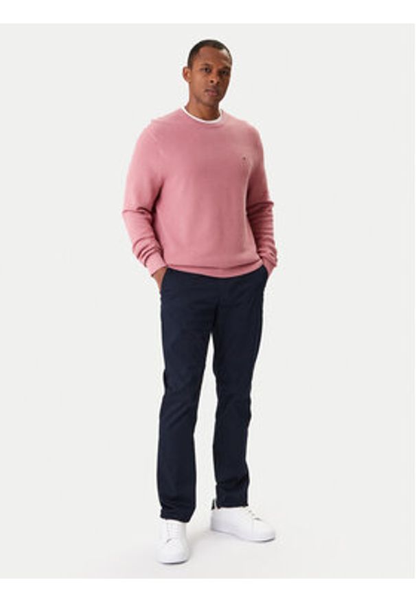 TOMMY HILFIGER - Tommy Hilfiger Chinosy Core Denton MW0MW41993 Granatowy Regular Fit. Kolor: niebieski. Materiał: bawełna