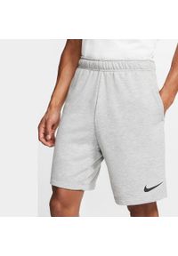 Spodenki Męskie Nike Dri-fit. Kolor: szary. Technologia: Dri-Fit (Nike). Długość: krótkie. Sezon: lato