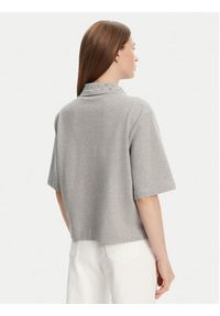 Marella Polo Gonzaga 2513951014 Szary Relaxed Fit. Typ kołnierza: polo. Kolor: szary. Materiał: bawełna #3