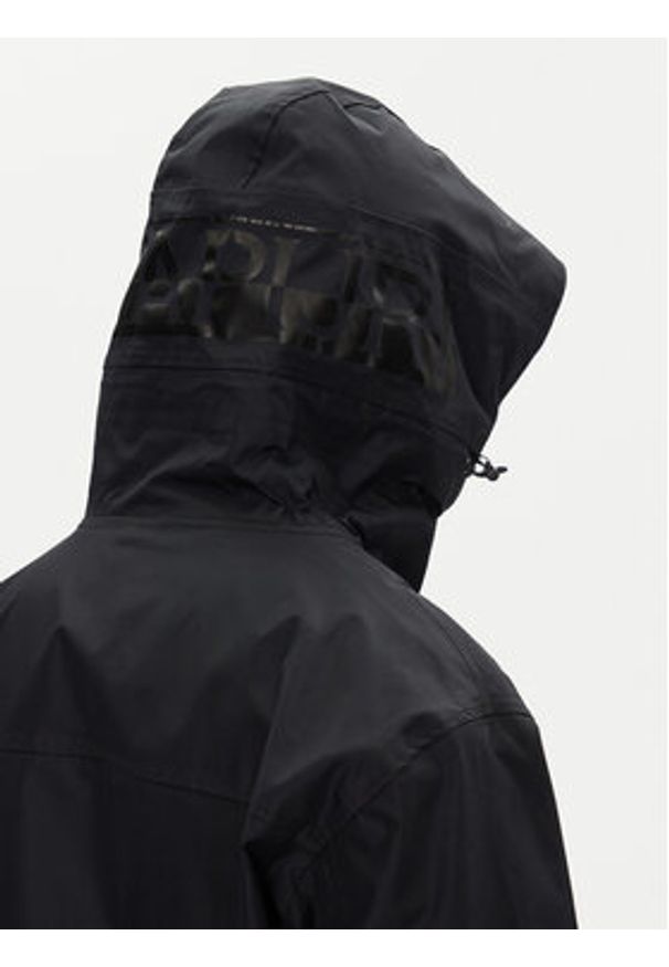 Napapijri Kurtka anorak Rainforest Next Sum NP0A4ILW Czarny Loose Fit. Kolor: czarny. Materiał: syntetyk