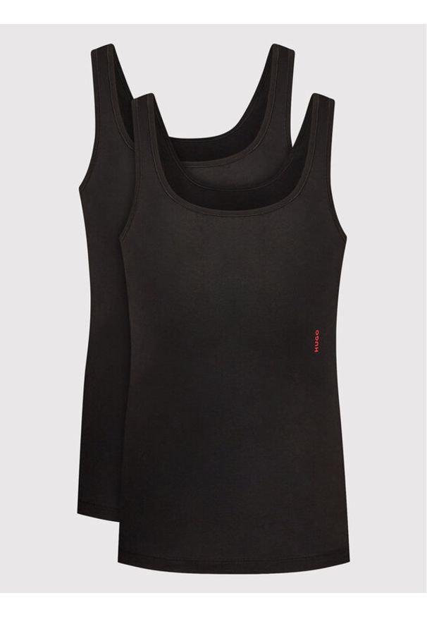 Hugo - HUGO Komplet topów 50469682 Czarny. Kolor: czarny. Materiał: bawełna