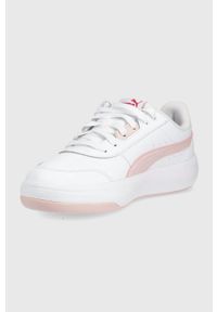 Puma sneakersy Tori 383026 kolor różowy. Zapięcie: sznurówki. Kolor: różowy. Materiał: guma. Obcas: na platformie